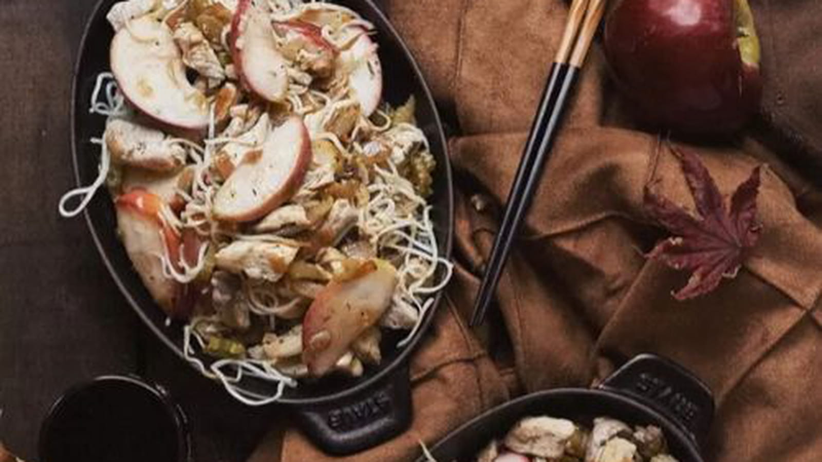 Sauté de poulet aux pommes