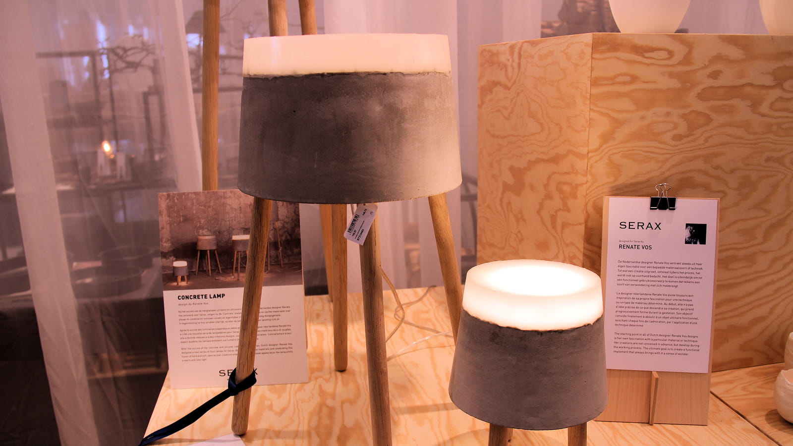 Lampes Concrete de Serax
