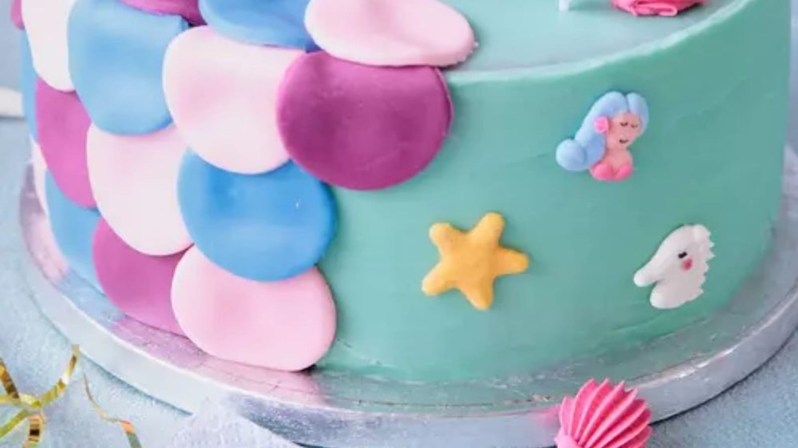 Gâteau sirène