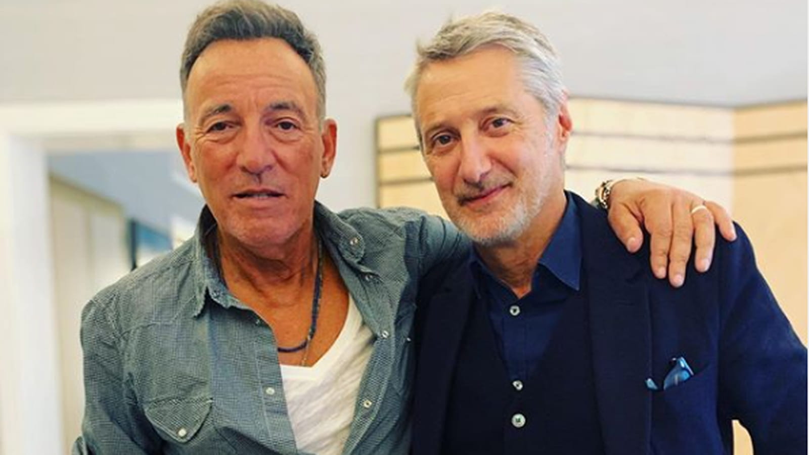 Bruce Springsteen et Antoine de Caunes