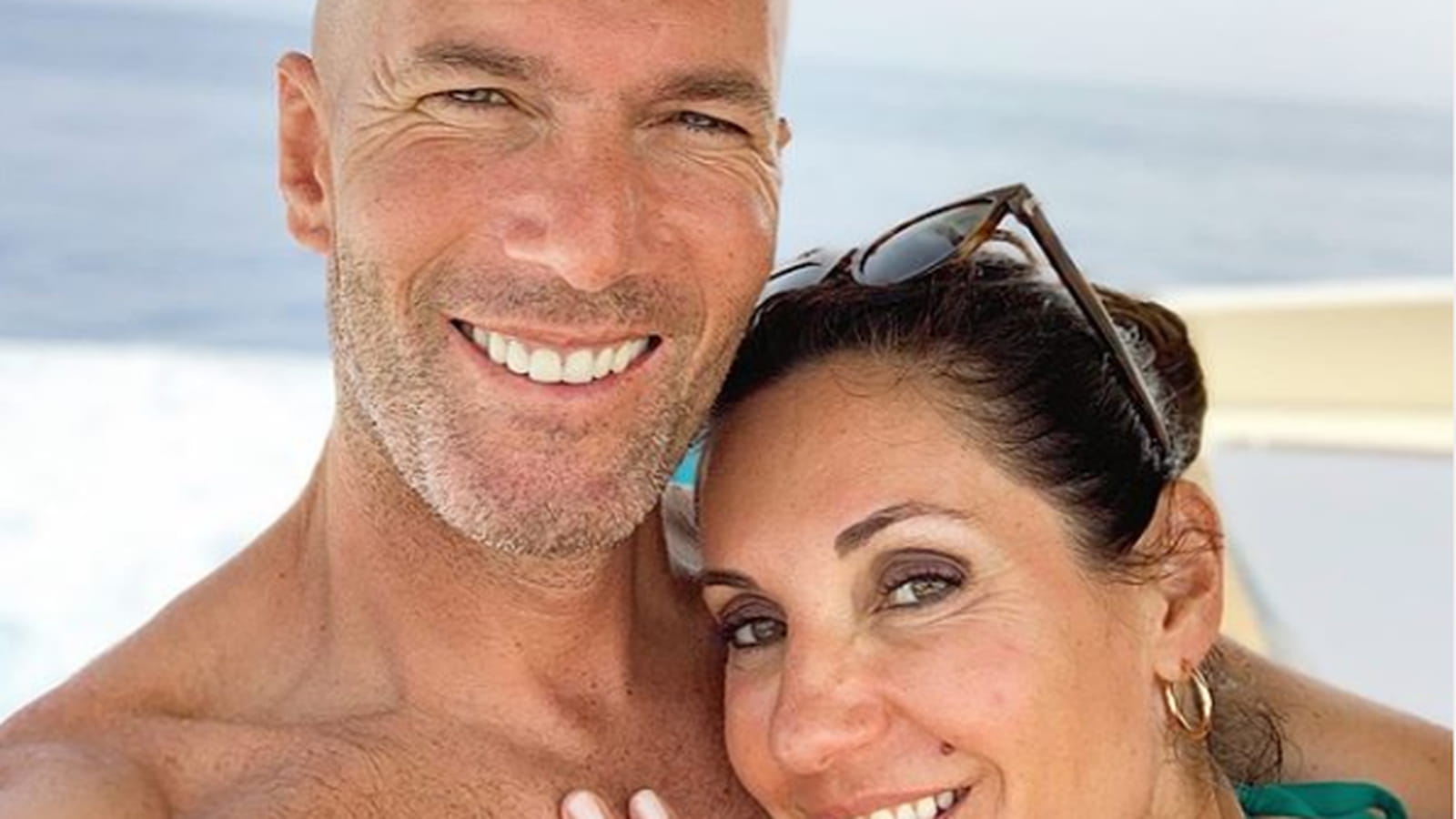 Zinédine Zidane et Véronique Zidane