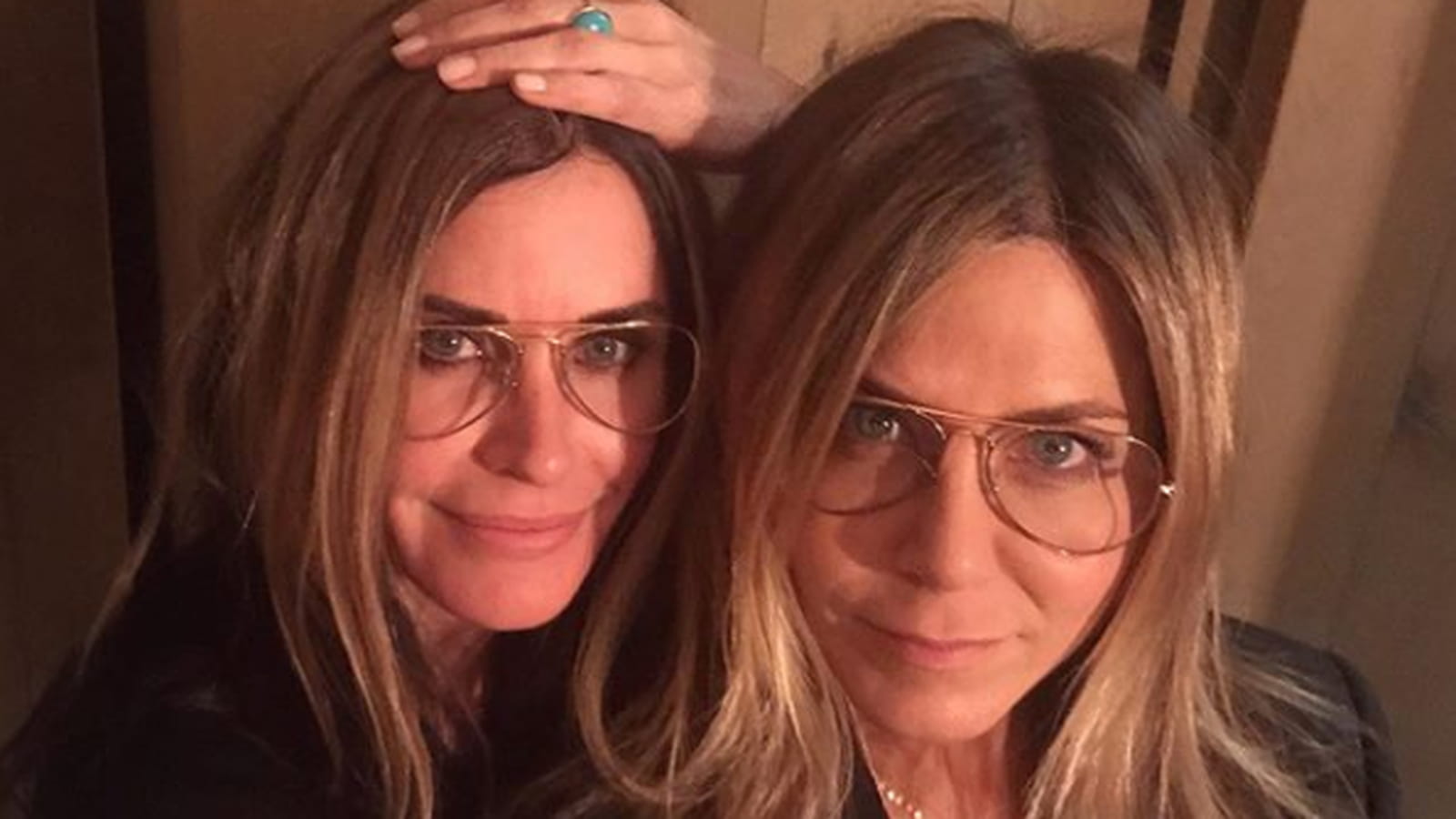 Courteney Cox et Jennifer Aniston