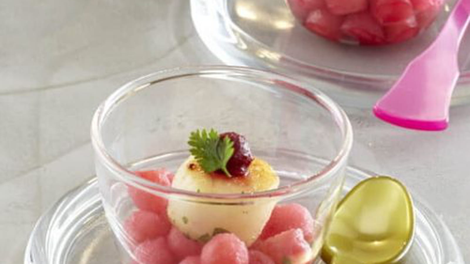 Caviar rose de Ratte du Touquet aux pétoncles