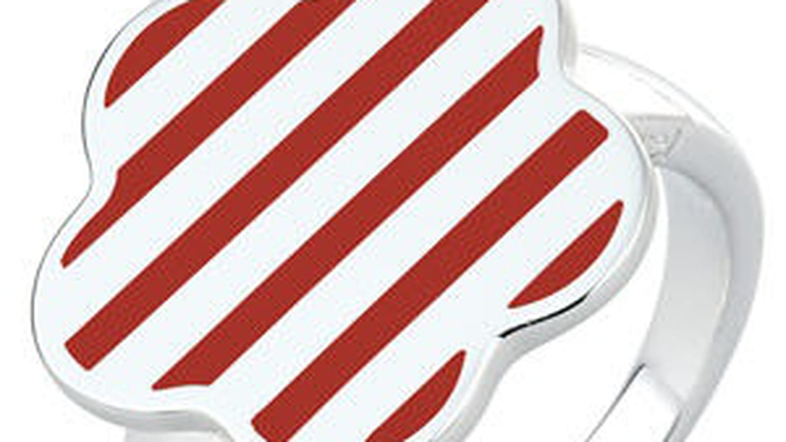 Bague rayée de Cacharel Bijoux