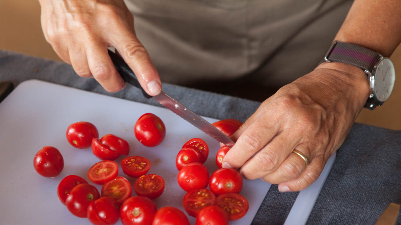 Couper les tomates