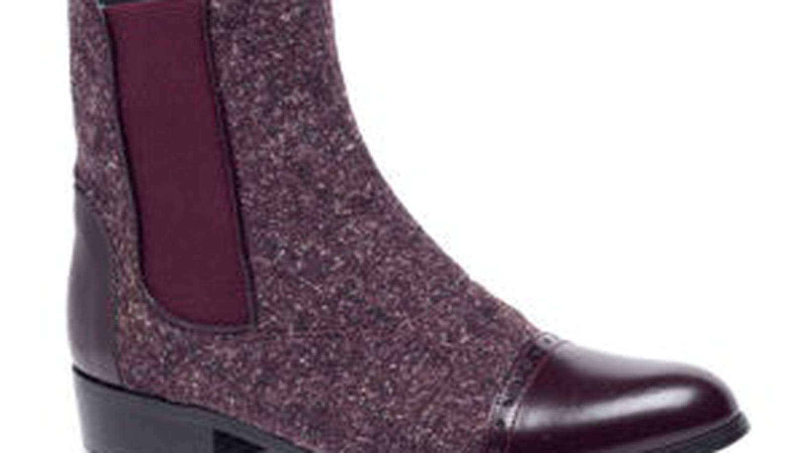 Boots avec bout verni  de Jonak