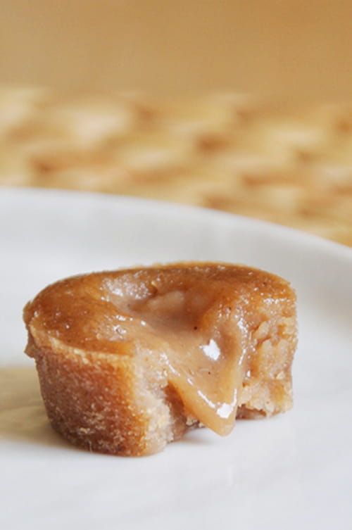 Minis fondants à la crème de marrons