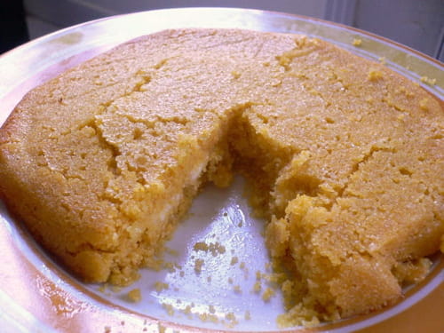 Gâteau de polenta à la fleur d'oranger