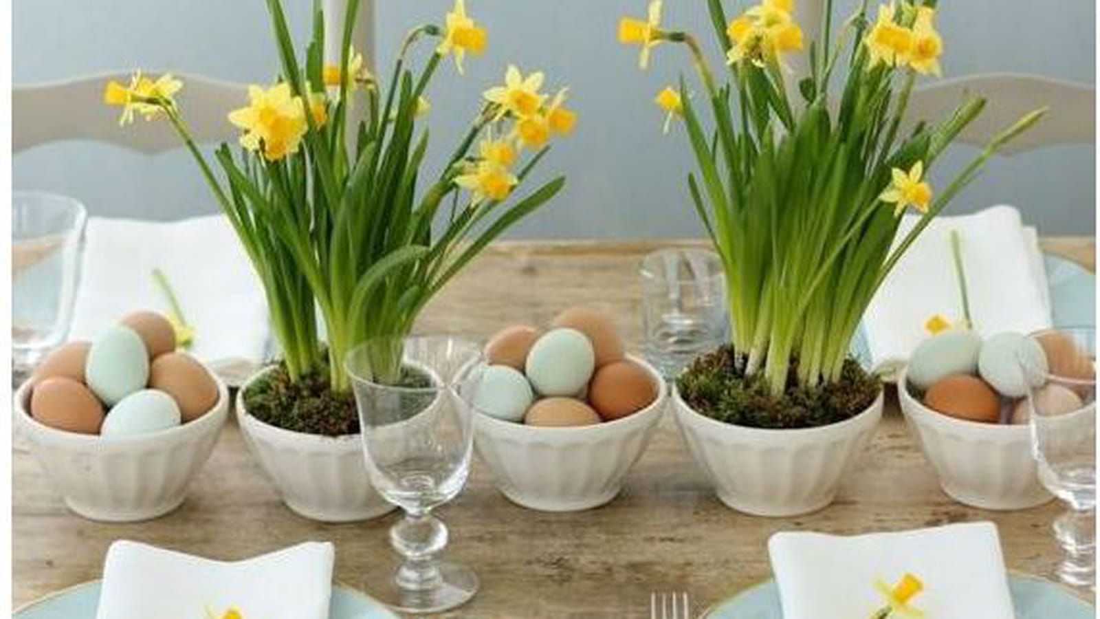 Jonquilles et œufs