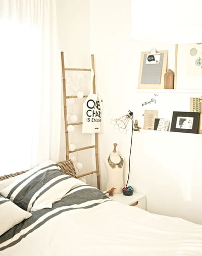 des objets déco personnalisés dans une chambre