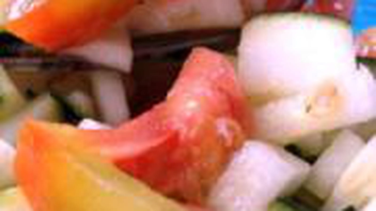 Salade de courgettes marinées