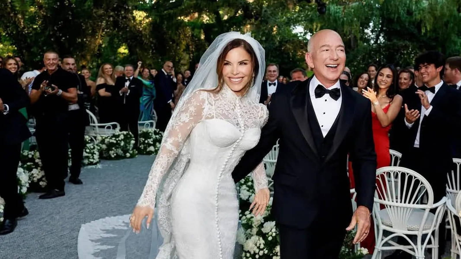 Jeff Bezos et Lauren Sánchez