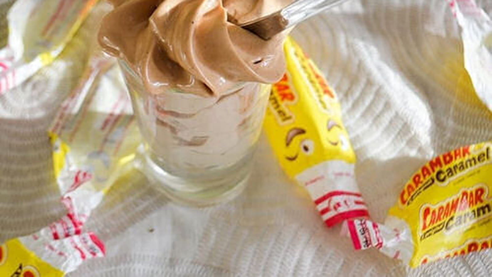 Mousse de Carambar au siphon
