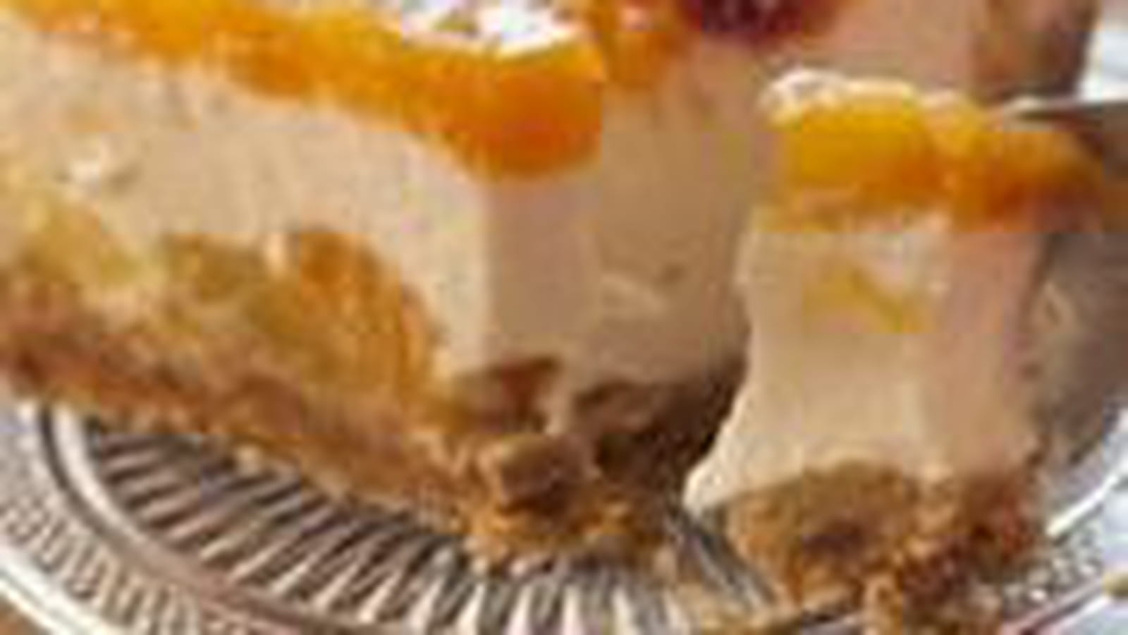 Cheesecake abricot mangue cerise