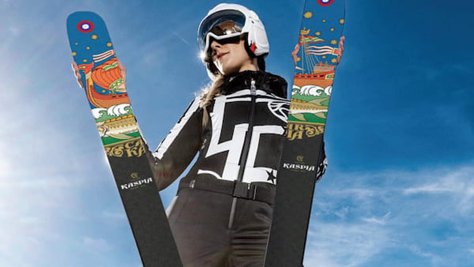 Paire de skis Caviar Kaspia x Bomber Skis