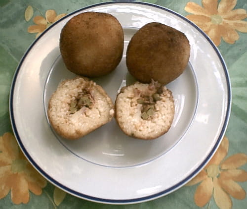 Boulettes de risotto