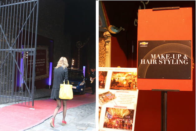 L'arrivée sur le lieu du défilé