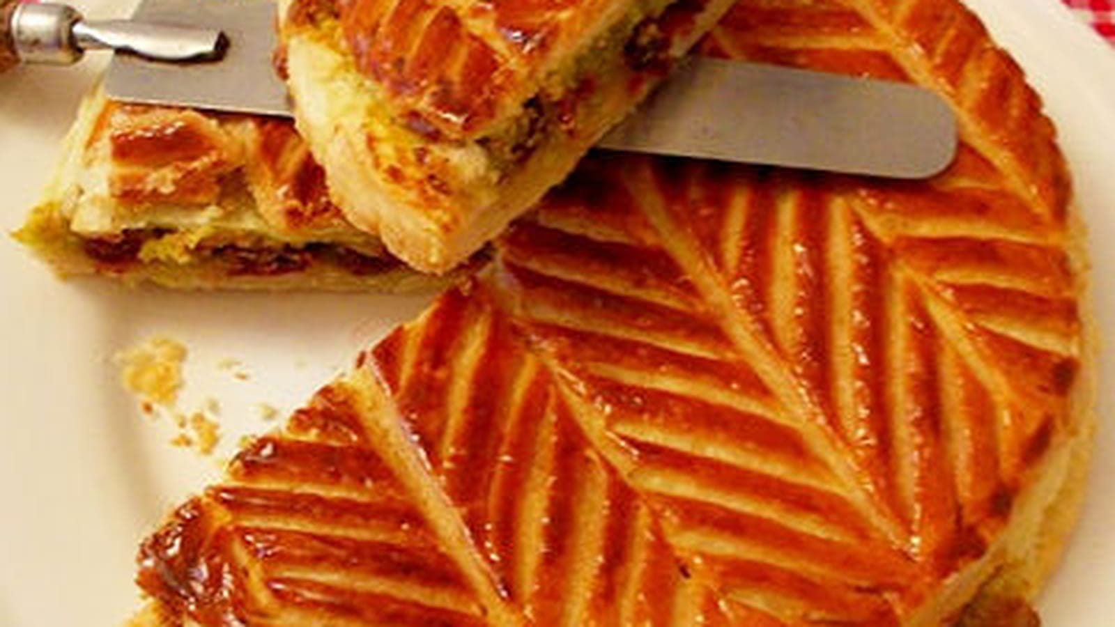 Galette des Rois griotte pistache