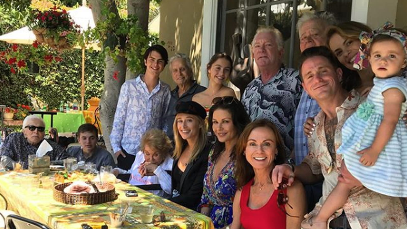 Michael Douglas, Catherine Zeta-Jones, Viviane Thibes, Cameron Douglas
