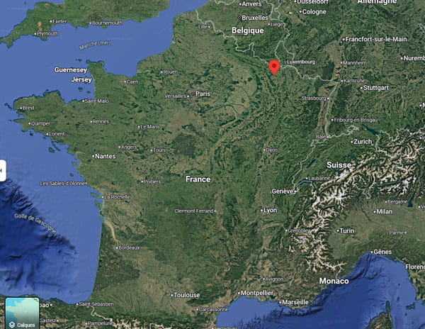 Localisation de Senon dans la Meuse