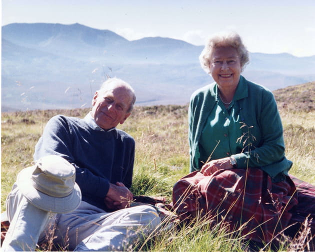 Le prince Philip et Elisabeth II en 2003