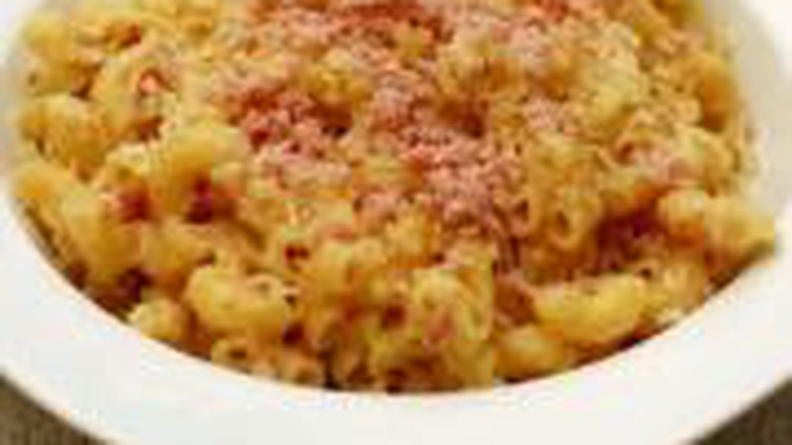 Coquillettes façon risotto ou pastasotto au jambon et fromage