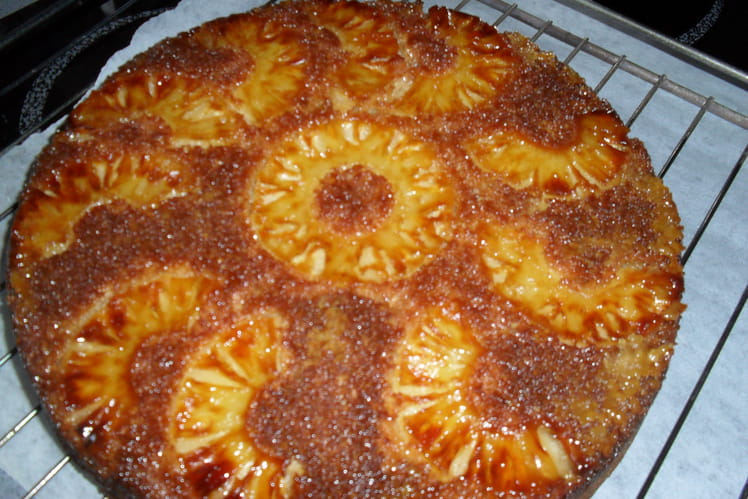 Recette De Gateau A L Ananas Et Noix De Coco Caramelise