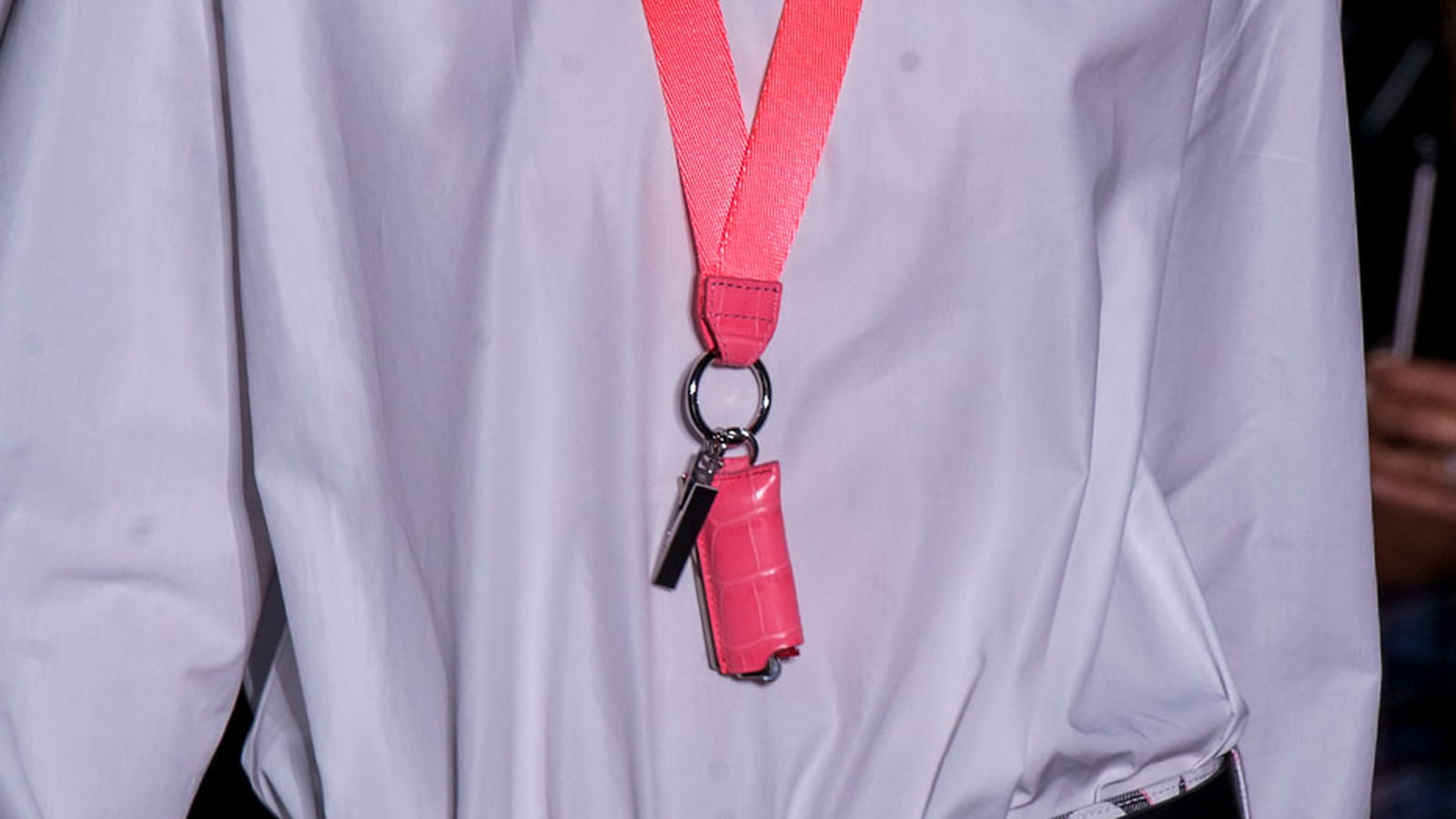 Collier cordon porte-clefs Alexander Wang