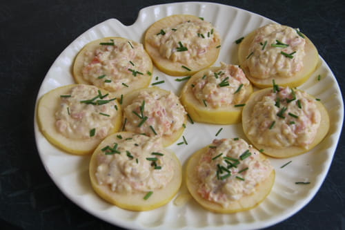Pommes Limousines au saumon fumé