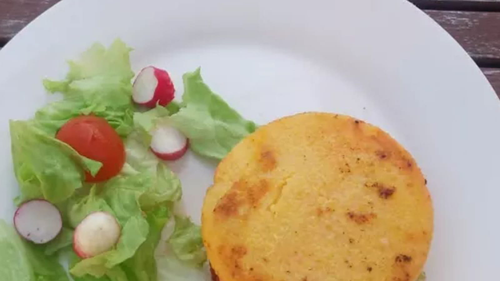 Cheeseburger de polenta