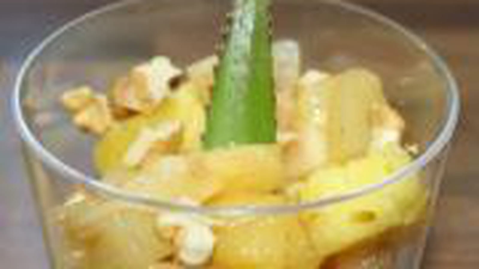 Salade de fruits caramélisés
