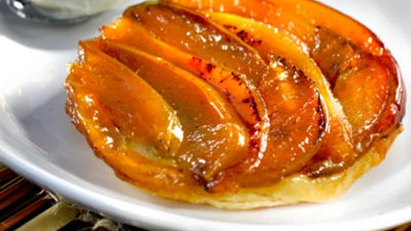 Tarte Tatin aux pommes Rubinette et au coing
