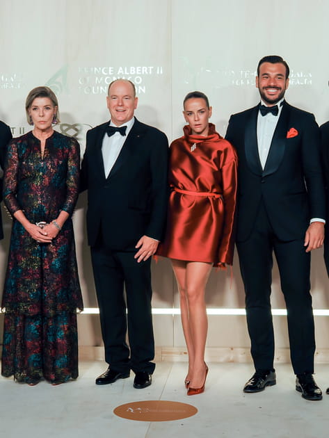 Caroline et Albert de Monaco, avec Pauline Ducruet et Maxime Giaccardi