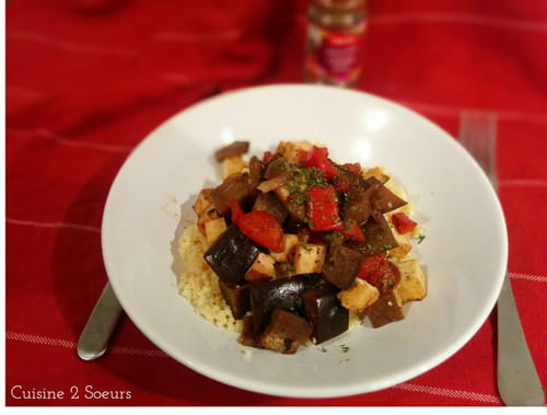 Poêlée de millet au tofu et aux légumes