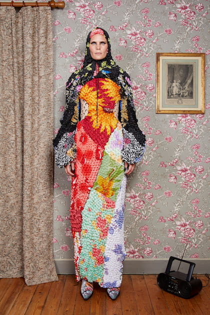 D&eacute;fil&eacute; Marine Serre printemps-&eacute;t&eacute; 2022