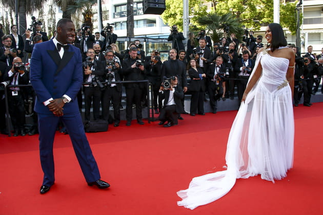 Idris Elba et son &eacute;pouse Sabrina Dhowre Elba, &agrave; la projection de "Trois mille ans &agrave; t'attendre", le 20&nbsp;mai