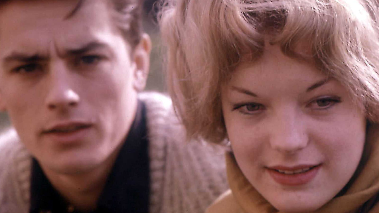 Alain Delon et Romy Schneider