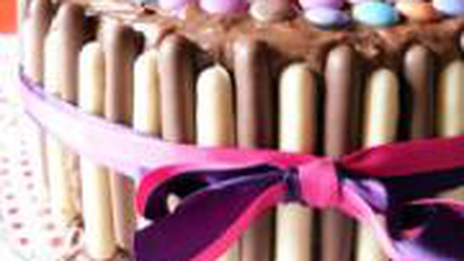 Chocolat-framboise (Smarties-Finger)