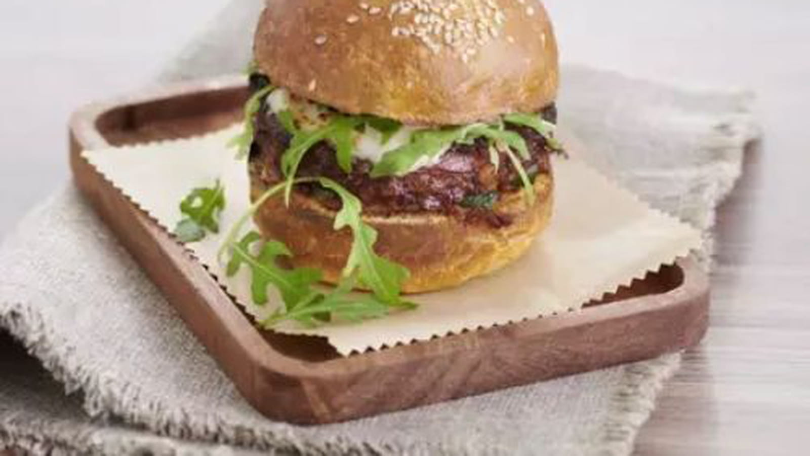 Burger veggie en 4 ingrédients
