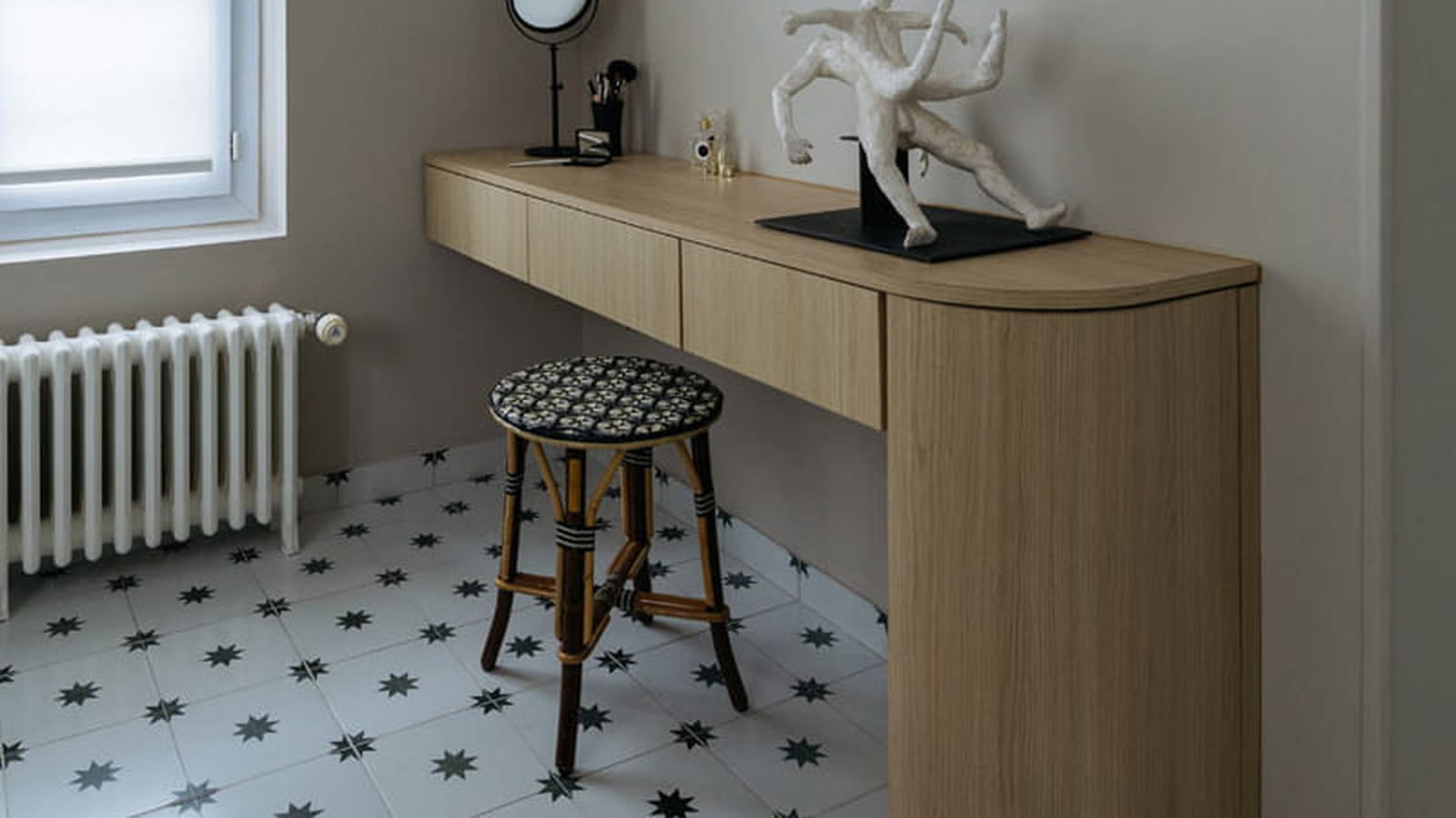 Salle de bains après