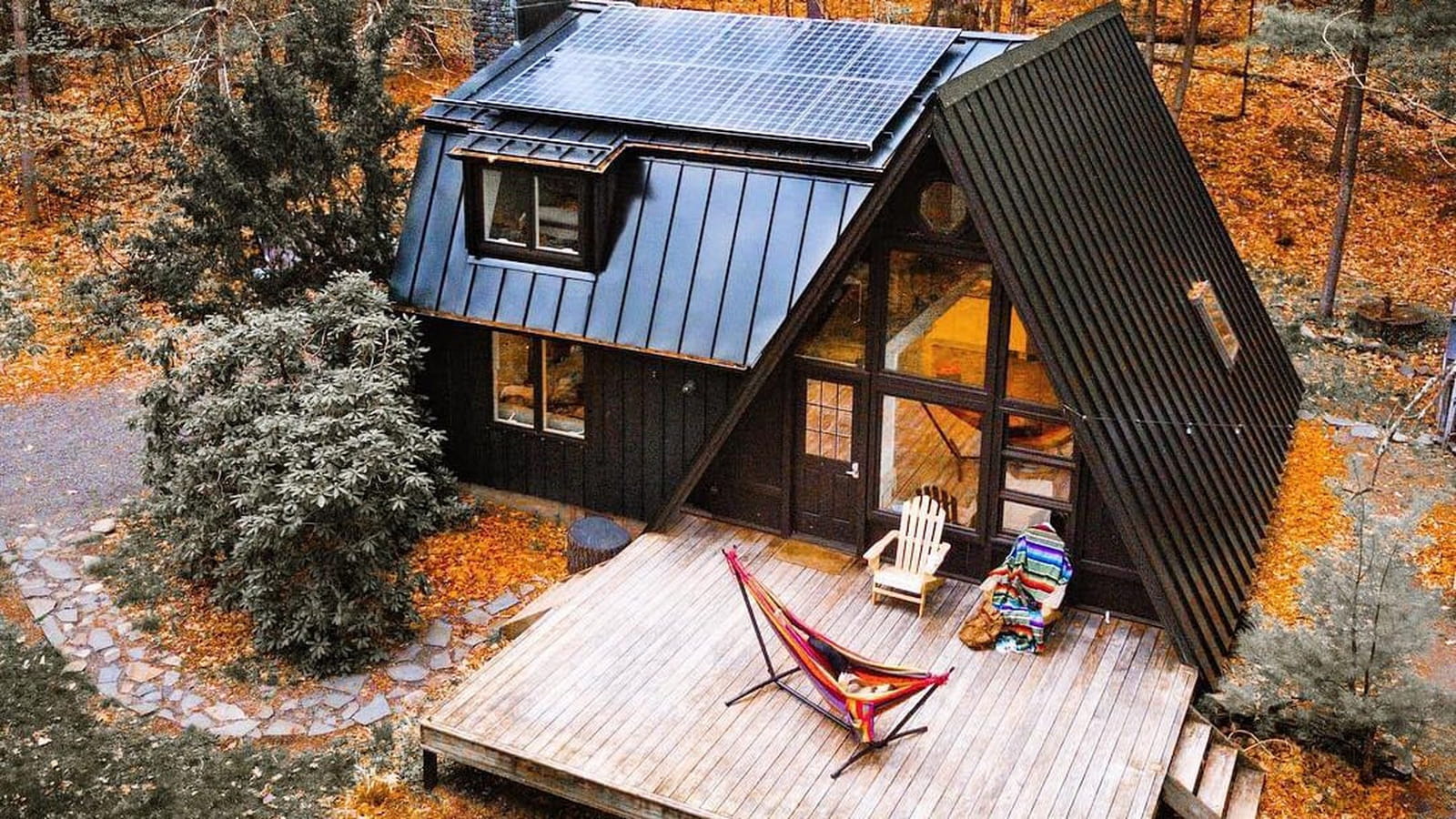Maison en A hybride 