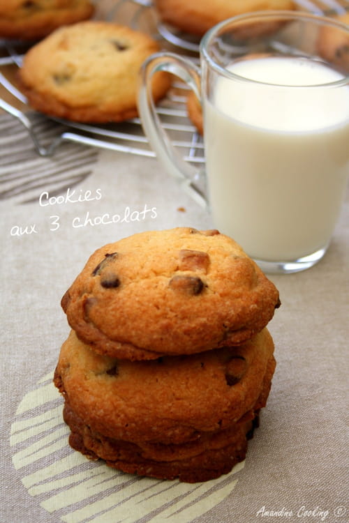 Cookies aux trois chocolats (Cookie)