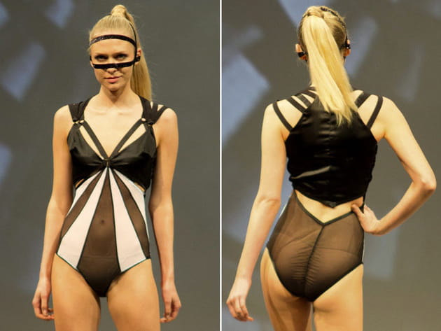 Body bicolore &agrave; d&eacute;coupes de Dirty Pretty Things