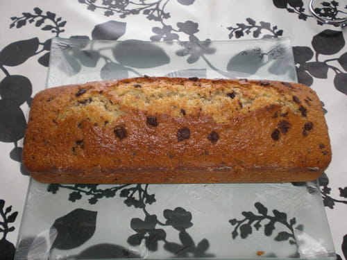 Cake noix de coco et pépites de chocolat