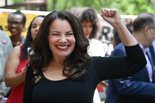 Fran Drescher, figure de proue de la gr&egrave;ve &agrave; Hollywood