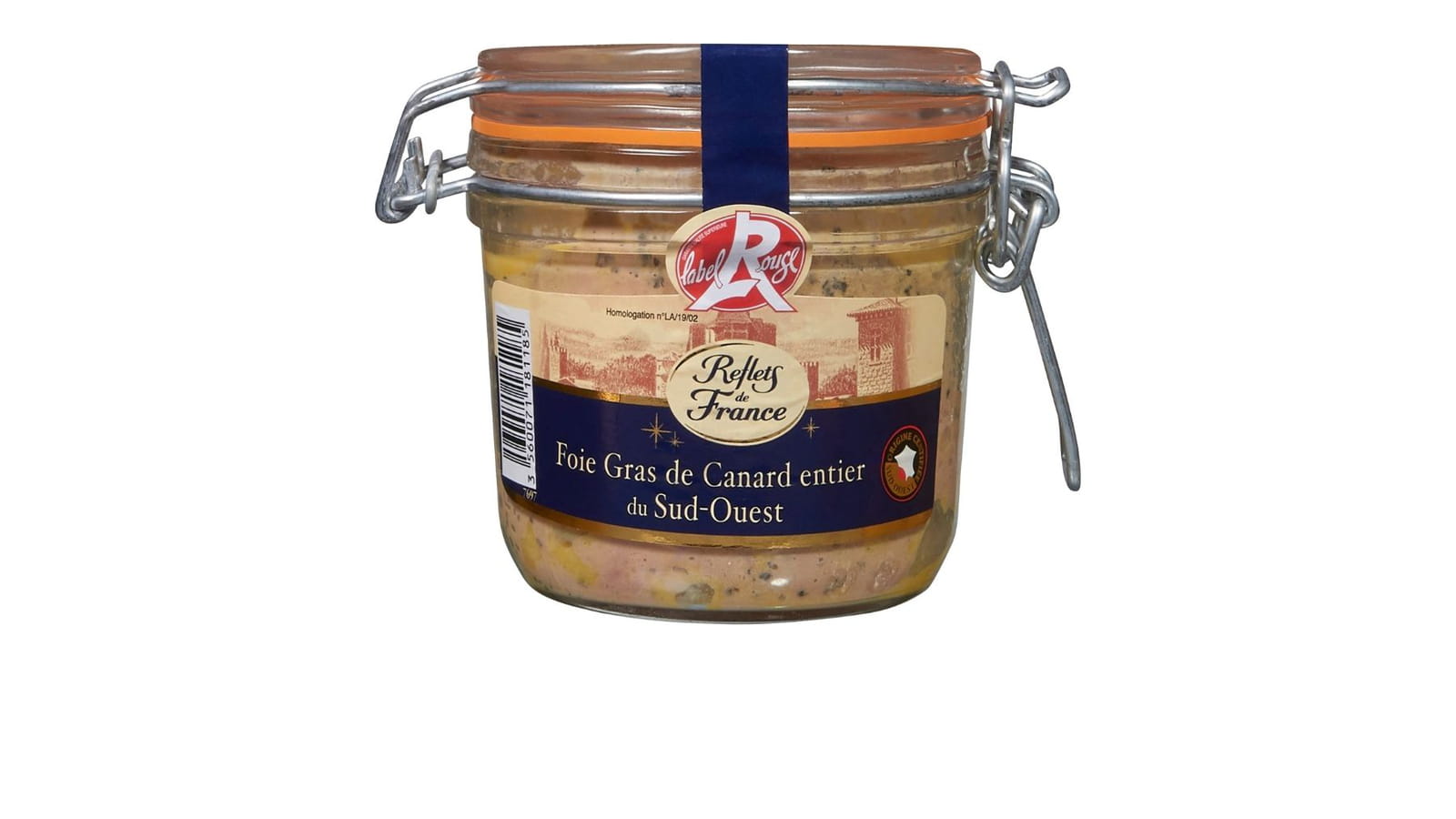 Le foie gras de canard entier du Sud-Ouest reflets de France Carrefour