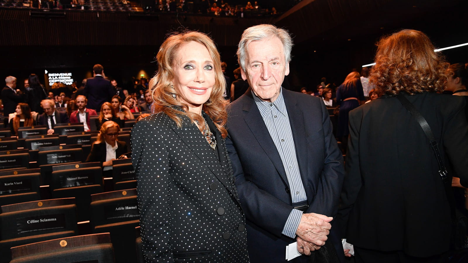 Marisa Berenson et Costa-Gavras