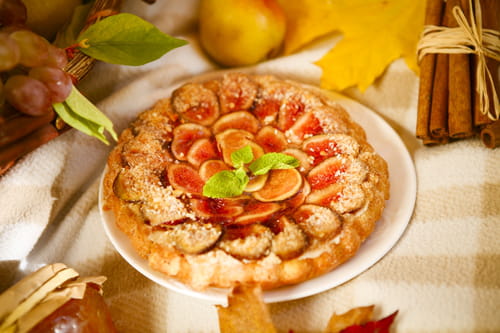 Tarte aux figues noires