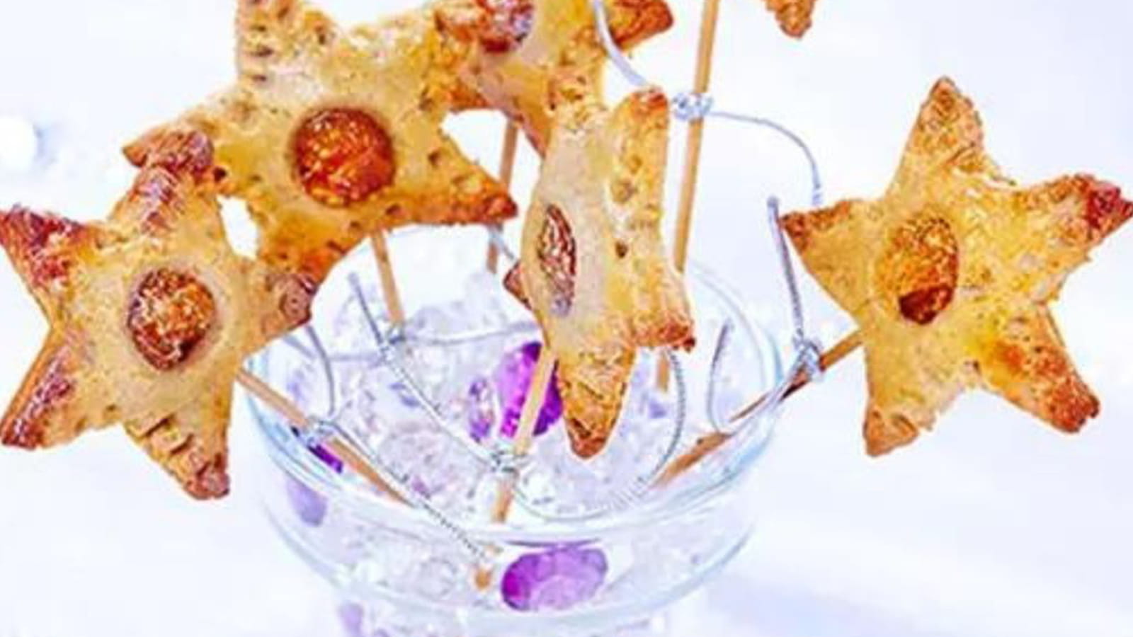 Pie pops façon étoile aux épices