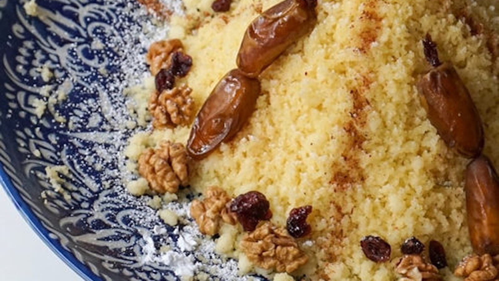 La seffa ou le coucous sucré aux fruits secs